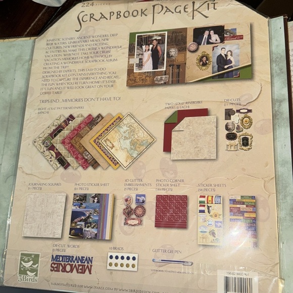 Mediterranean Cruise scrapbook NEW - Picture 3 of 4